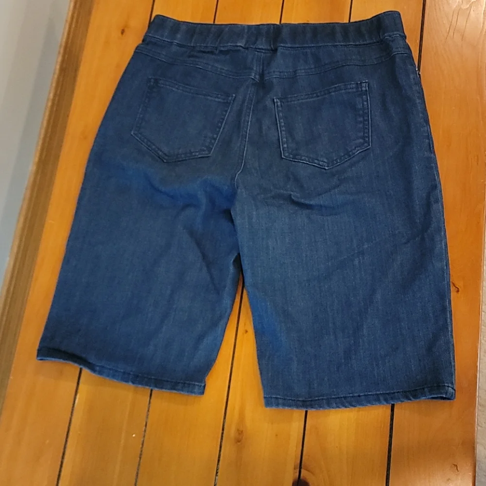Kelly Long Denim Shorts
